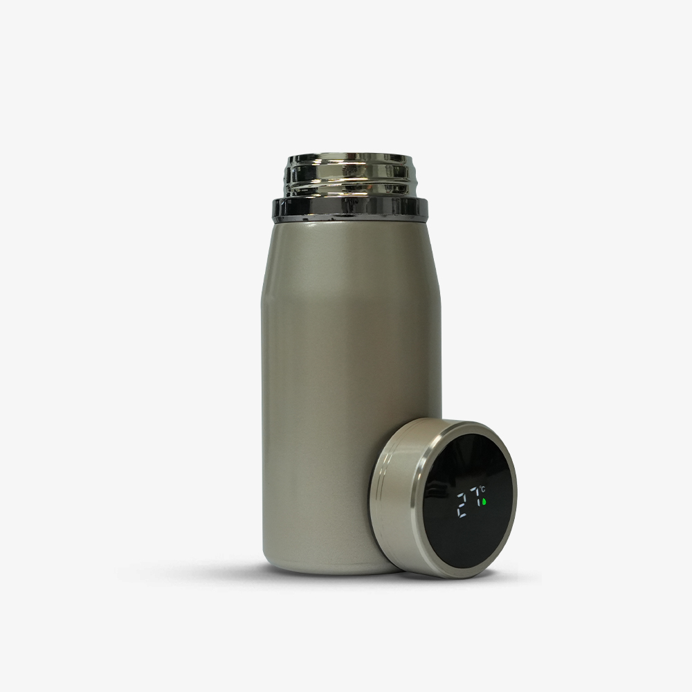Bình nước giữ nhiệt inox hiển thị nhiệt độ